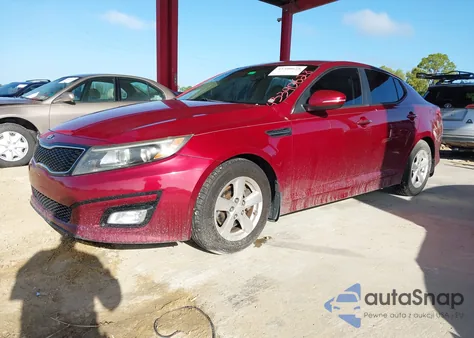 2015 Kia Optima Lx из США, поврежденный, VIN 5XXGM4A76FG495396